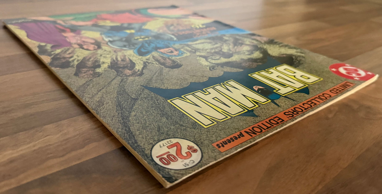 🔑 LIMITED COLLECTOR'S EDITION #C-51: BATMAN [DC] TREASURY COMIC 1977 VG/FN