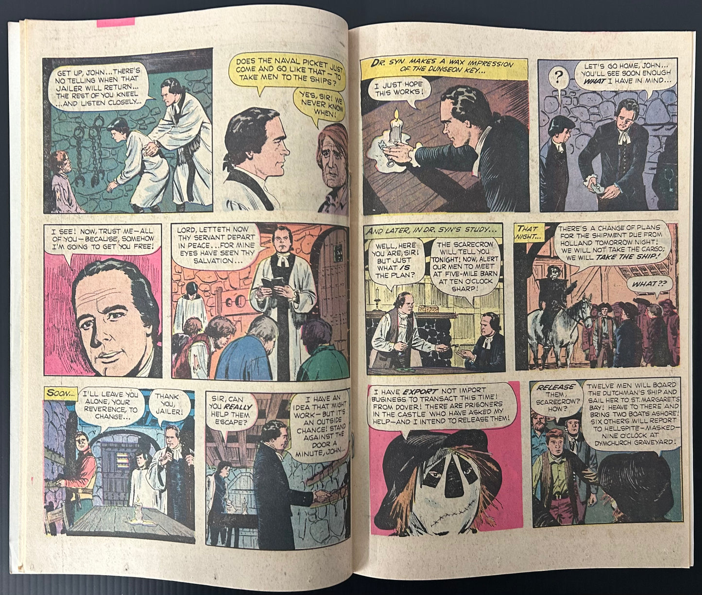 🔑 THE SCARECROW OF ROMNEY MARSH #1 [GOLD KEY COMICS] NEWSSTAND 1964 FN-