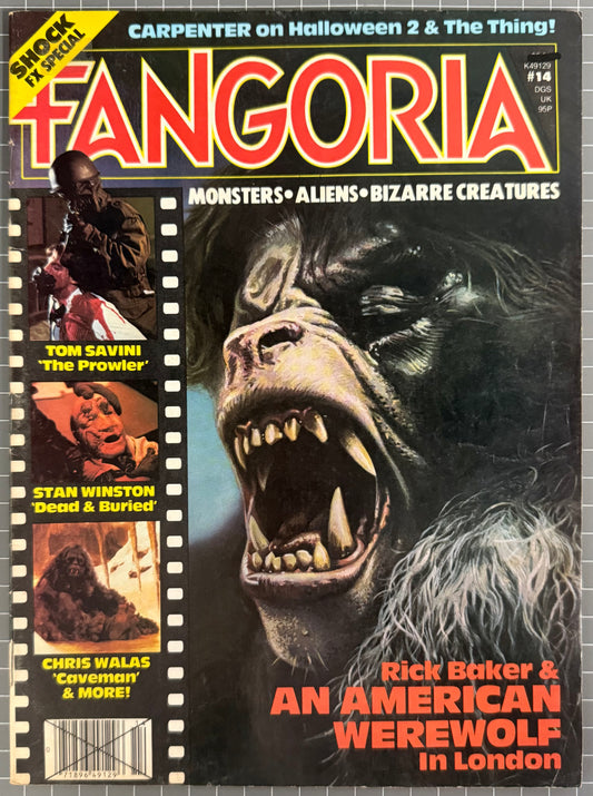 FANGORIA VOL. 1 #14 [O'QUINN STUDIOS] HORROR MAGAZINE 1981