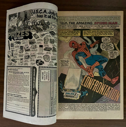 🔑 THE AMAZING SPIDER-MAN #169 [MARVEL COMICS] *FRANK MILLER LETTER* 1977