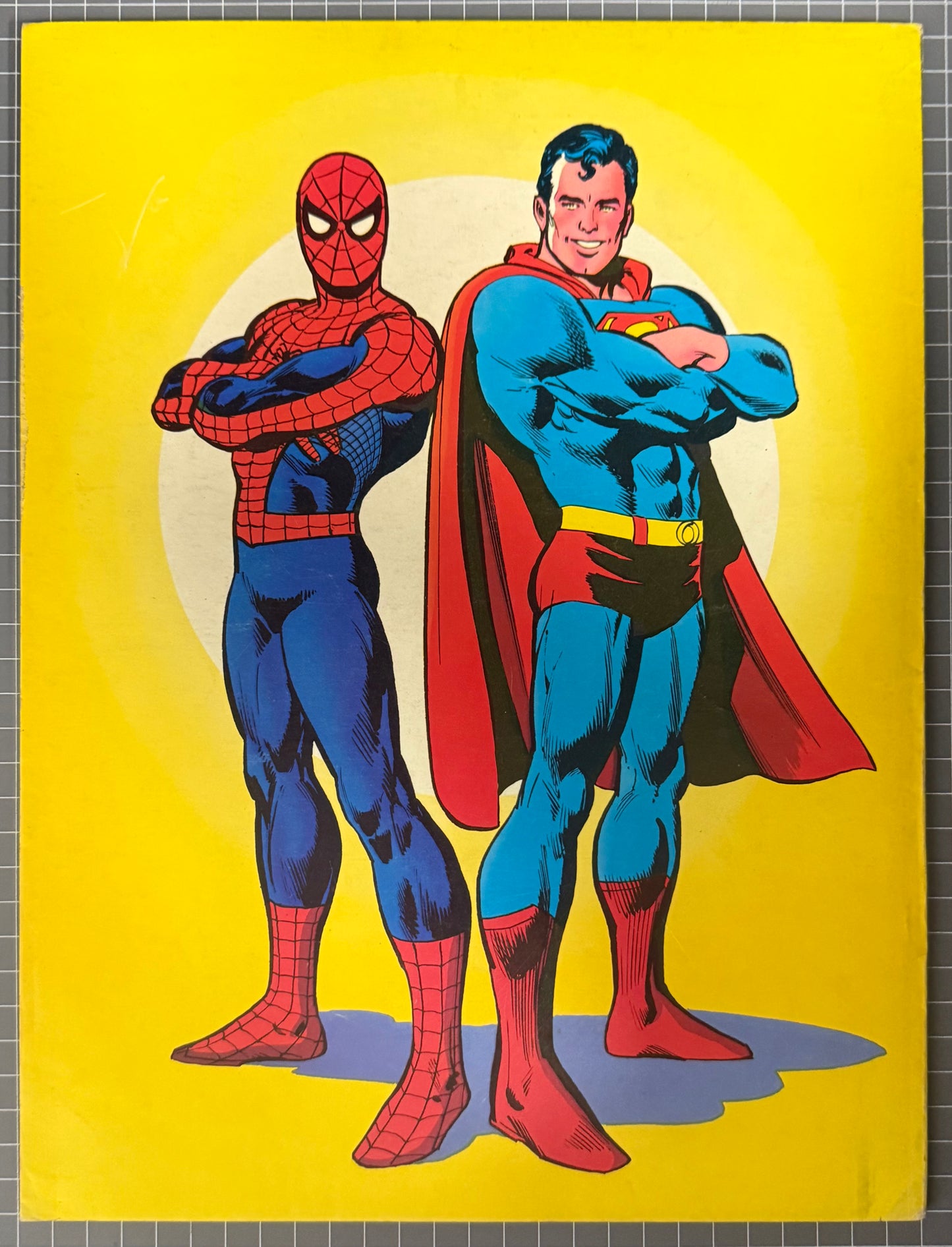 🔑 SUPERMAN VS. THE AMAZING SPIDER-MAN [DC MARVEL PRESENT] TREASURY 1976 FN+