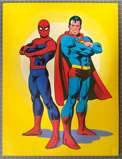 🔑 SUPERMAN VS. THE AMAZING SPIDER-MAN [DC MARVEL PRESENT] TREASURY 1976 FN+