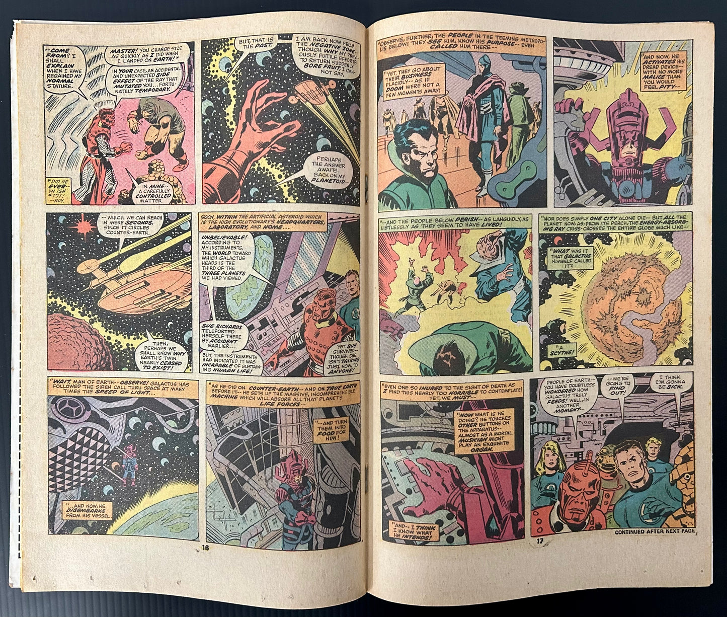 🔑 FANTASTIC FOUR #175 [MARVEL COMICS] *GALACTUS VS HIGH EVOLUTIONARY* 1976 FN