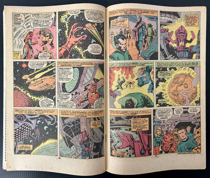 🔑 FANTASTIC FOUR #175 [MARVEL COMICS] *GALACTUS VS HIGH EVOLUTIONARY* 1976 FN