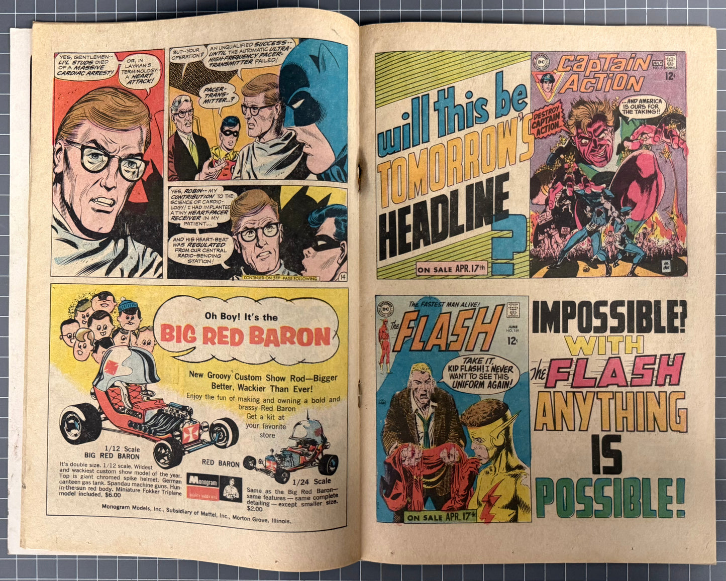 BATMAN #212 [DC COMICS] SILVER AGE 1969 GD