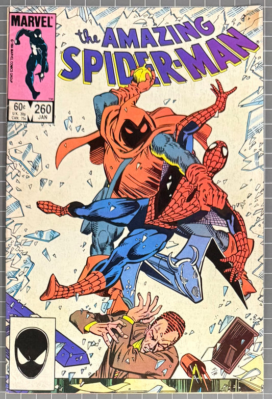THE AMAZING SPIDER-MAN #260 [MARVEL COMICS] DIRECT 1985 FN/VF