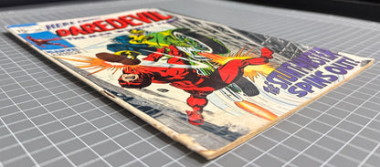 🔑 DAREDEVIL #58 [MARVEL COMICS] DIRECT *SPIDER-MAN CORSSOVER* 1969 GD+