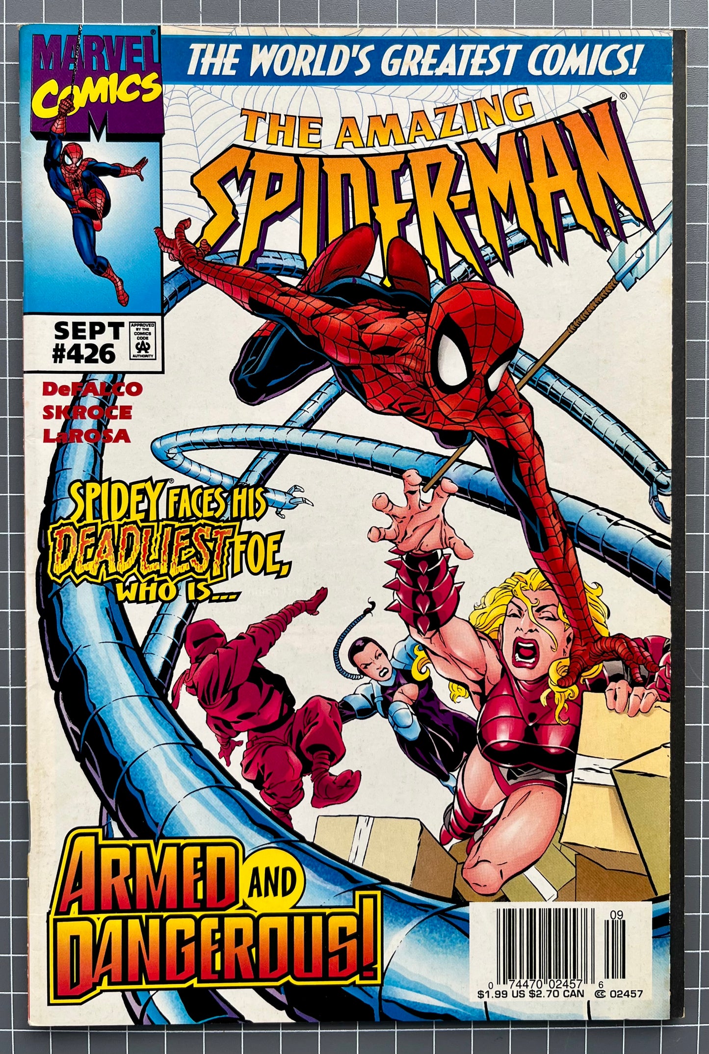 THE AMAZING SPIDER-MAN #426 MARVEL COMICS] DIRECT 1997 VF