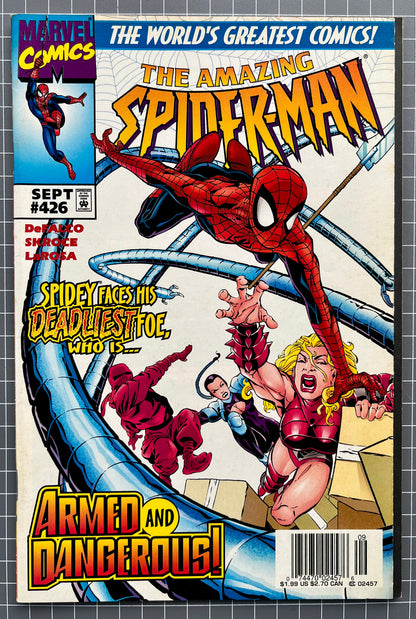 THE AMAZING SPIDER-MAN #426 MARVEL COMICS] DIRECT 1997 VF