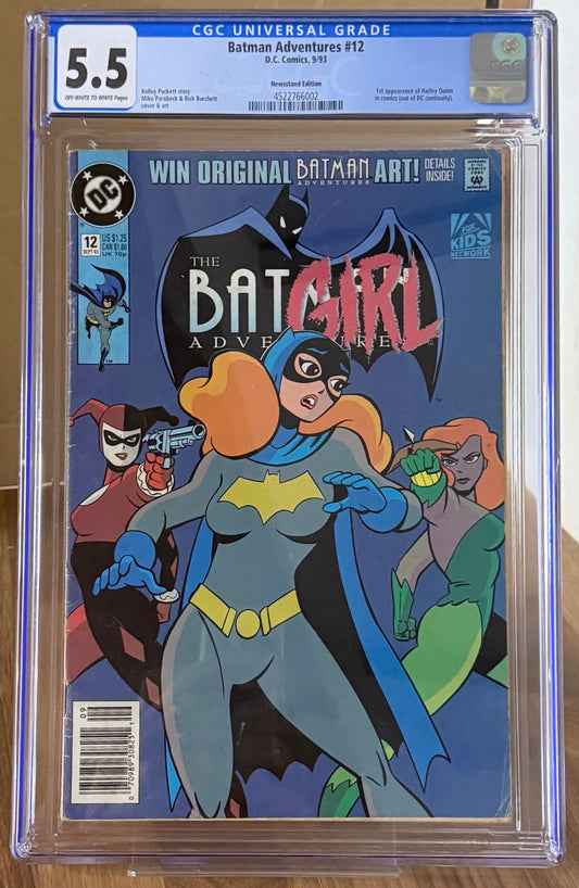 🔑 BATMAN ADVENTURES #12 CGC 5.5 [DC] COMIC **1ST APPEARANCE HARLEY QUINN** 1993