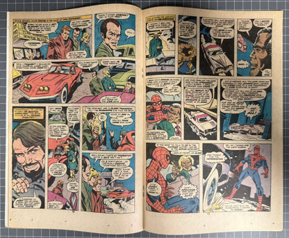 🔑 AMAZING SPIDER-MAN #167 [MARVEL COMICS] *WILL O' THE WISP DEBUT* 1977 FN+
