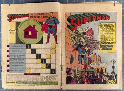 SUPERMAN #112 [COLOUR COMICS] AUSTRALIAN PRE-DECIMAL *SCARCE* 1956