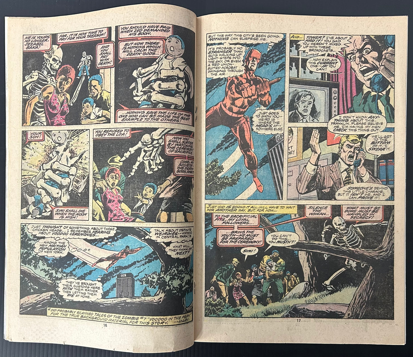DAREDEVIL #130 [MARVEL COMICS] DIRECT 1976 FN/VF