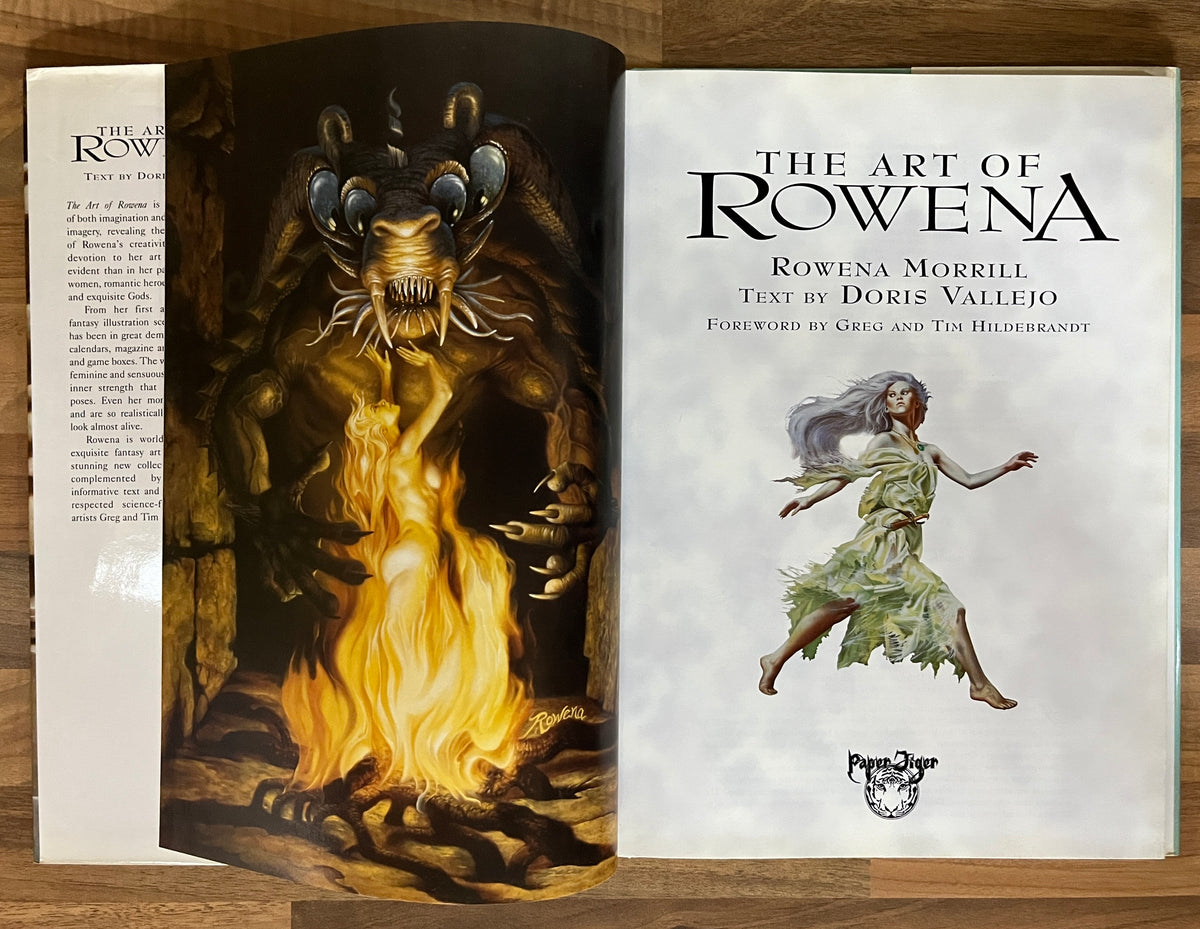 THE ART OF ROWENA – ROWENA MORRILL, DORIS VALLEJO [PAPER TIGER] HC/DJ 2000