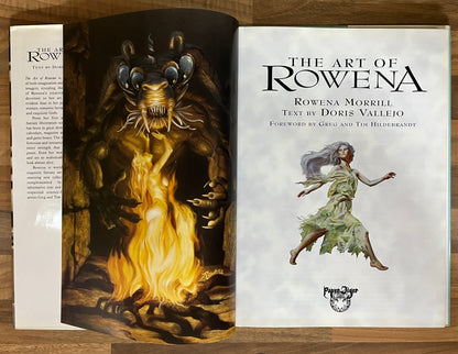 THE ART OF ROWENA – ROWENA MORRILL, DORIS VALLEJO [PAPER TIGER] HC/DJ 2000