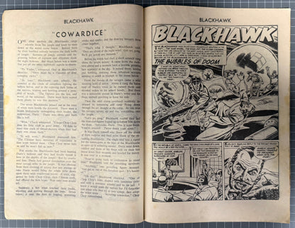 BLACKHAWK COMIC #94 [YOUNG'S MERCHANDISING] AUSTRALIAN COMIC PRE-DECIMAL 1956