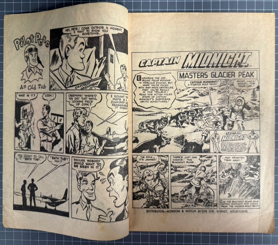 CAPTAIN MIDNIGHT #17 (PAGE PUBLICATIONS) AUSTRALIAN COMIC 1966