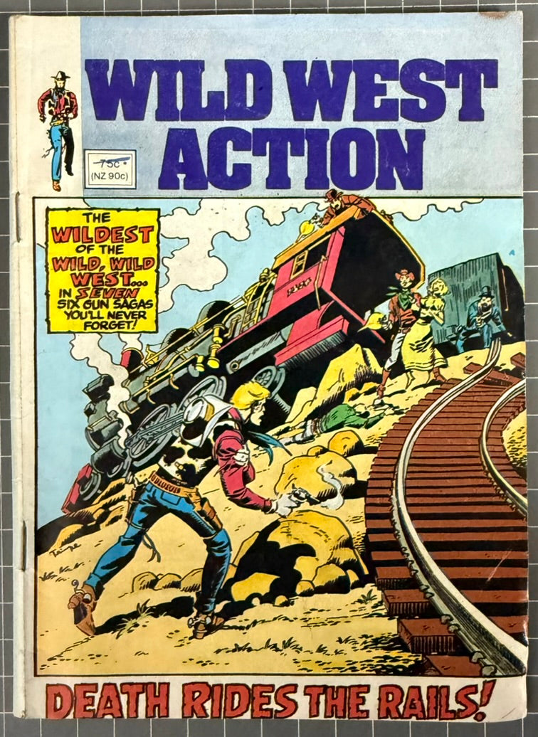 WILD WEST ACTION [YAFFA PUBLISHING] AUSTRALIAN MARVEL DIGEST COMIC 1980
