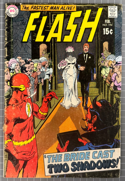 THE FLASH #194 [DC COMICS] 1970 VG-
