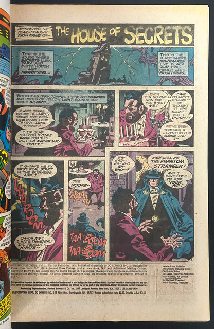 HOUSE OF SECRETS #150 [DC] COMIC 1978 FN+