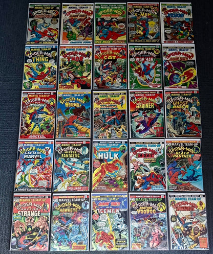 🔑 MARVEL TEAM-UP #1-150 + ANNUALS #1-7 COMPLETE SERIES 1972