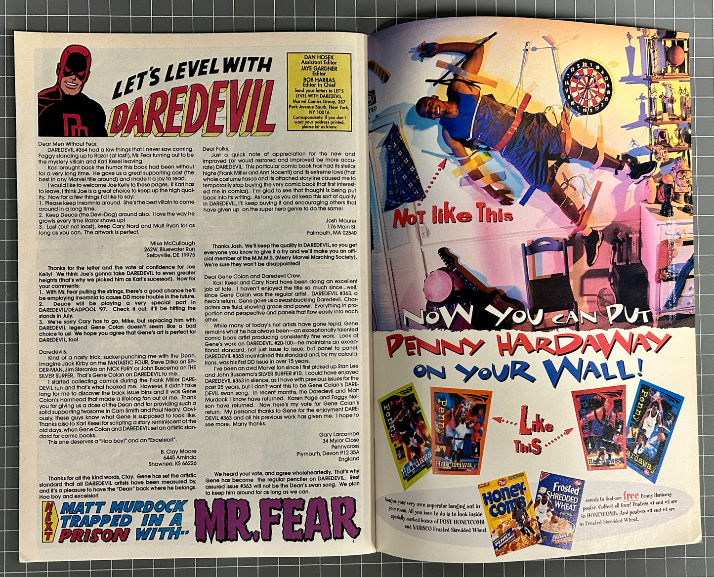 FLASHBACK: HERE COMES...DAREDEVIL #1 [MARVEL COMICS] DIRECT 1997 VF/NM