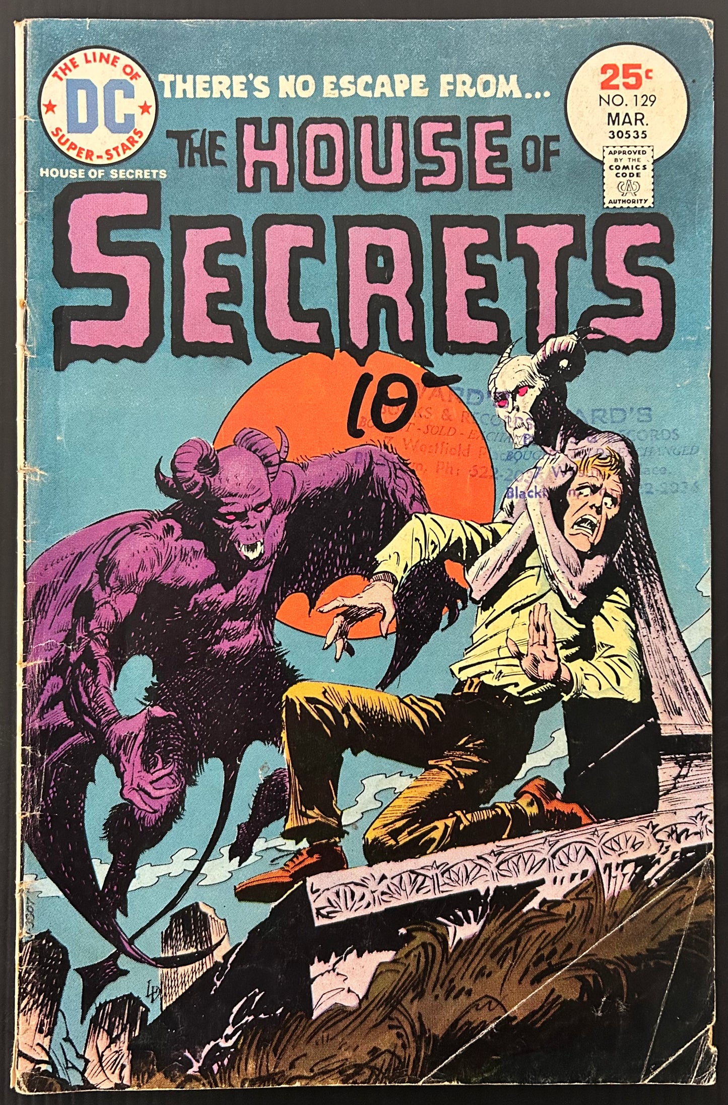 HOUSE OF SECRETS #129 [DC] COMIC 1975 GD+