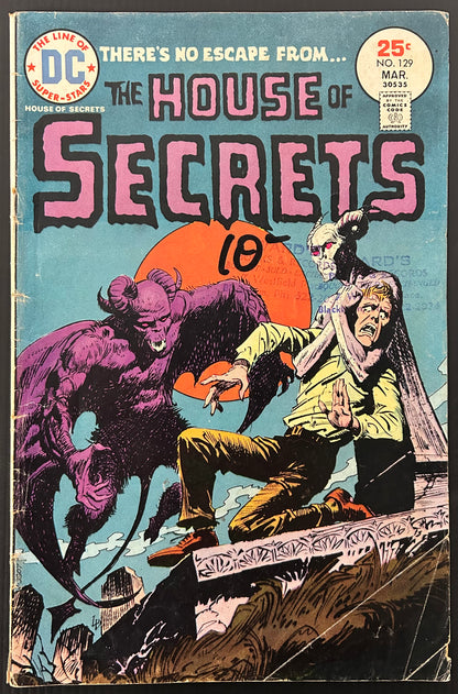 HOUSE OF SECRETS #129 [DC] COMIC 1975 GD+