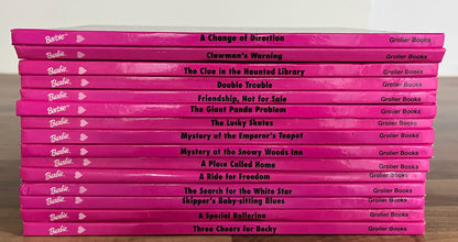 Vintage Barbie Book Collection Lot of 15 Hardcover Grolier Book Club