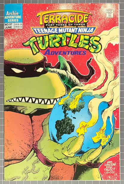 TEENAGE MUTANT NINJA TURTLES ADVENTURES #57 [ARCHIE] DIRECT COMIC 1994 VF-