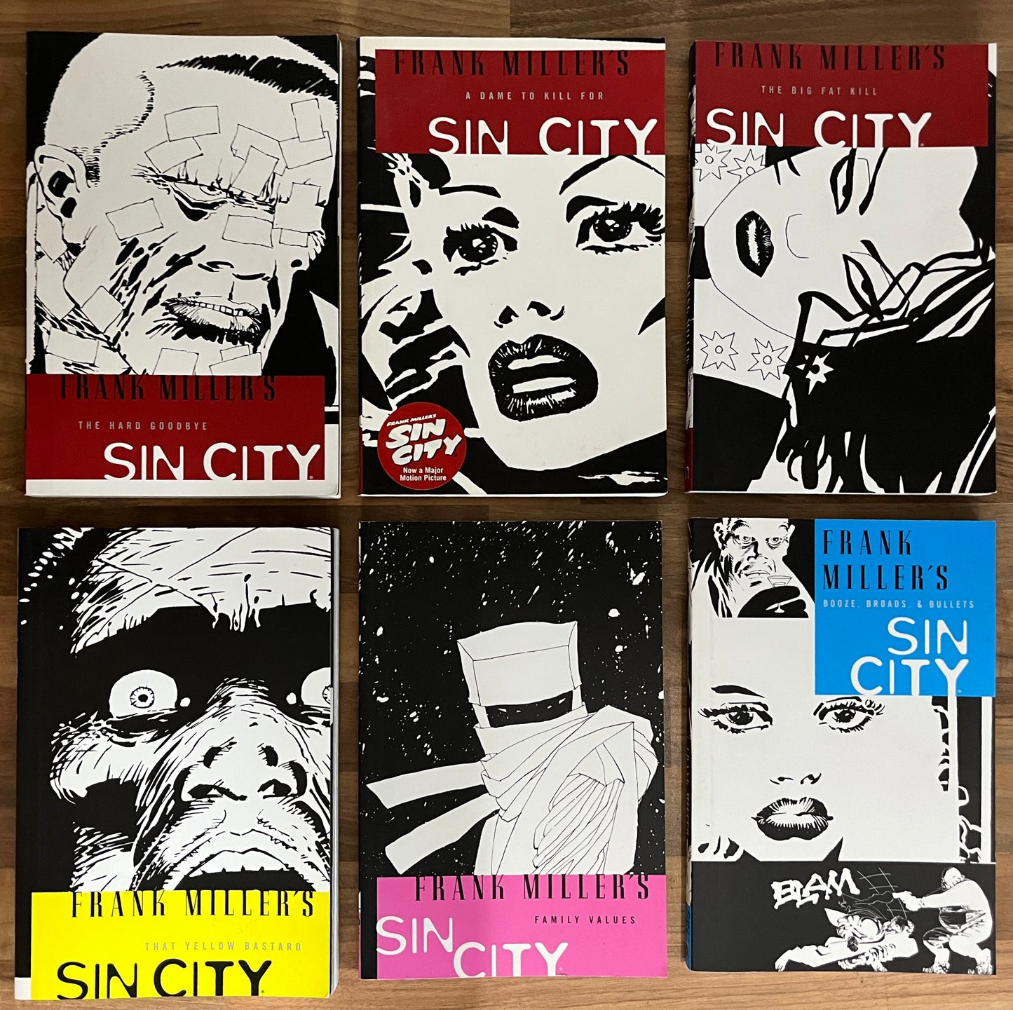 Franks Miller's Sin City #1-6 Graphic TPB, Dark Horse, 2005, 2nd Ed.