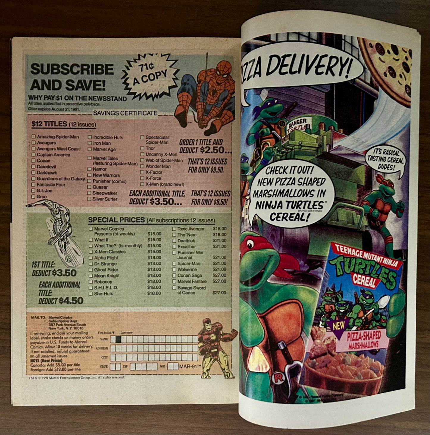 THE AMAZING SPIDER-MAN #347 [MARVEL COMICS] DIRECT 1991 VF