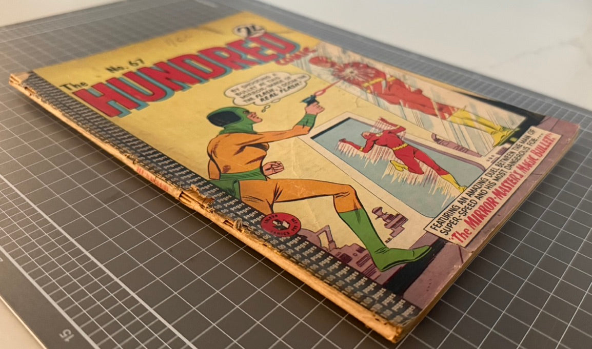 🔑 THE HUNDRED COMIC #67 COLOUR COMICS AUSTRALIAN DC PRE-DECIMAL 1962