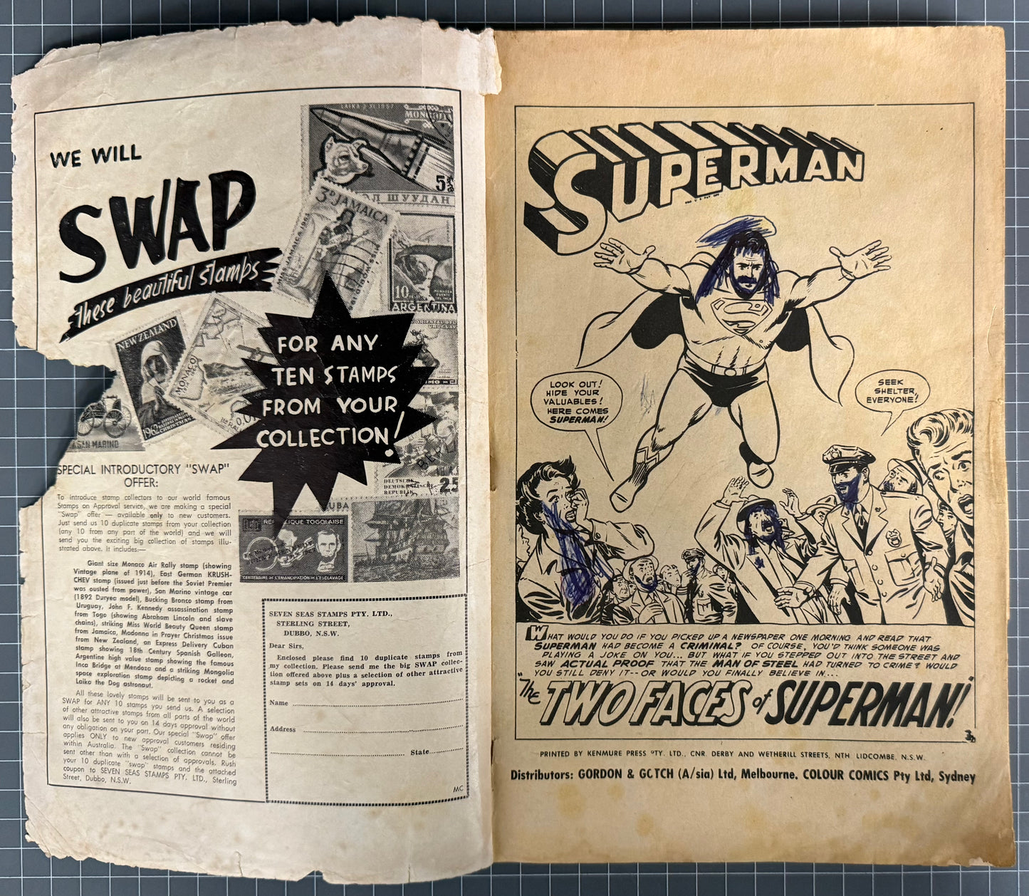 COLOSSAL COMIC #42 [COLOUR COMICS] AUSTRALIAN DC 1967