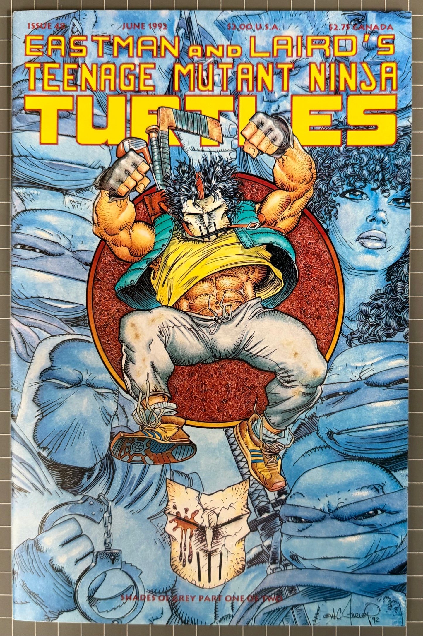 🔑 TEENAGE MUTANT NINJA TURTLES #48 (TMNT) [MIRAGE] COMIC 1992 VG/FN