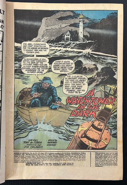 HOUSE OF SECRETS #111 [DC] COMIC 1973 GD/VG