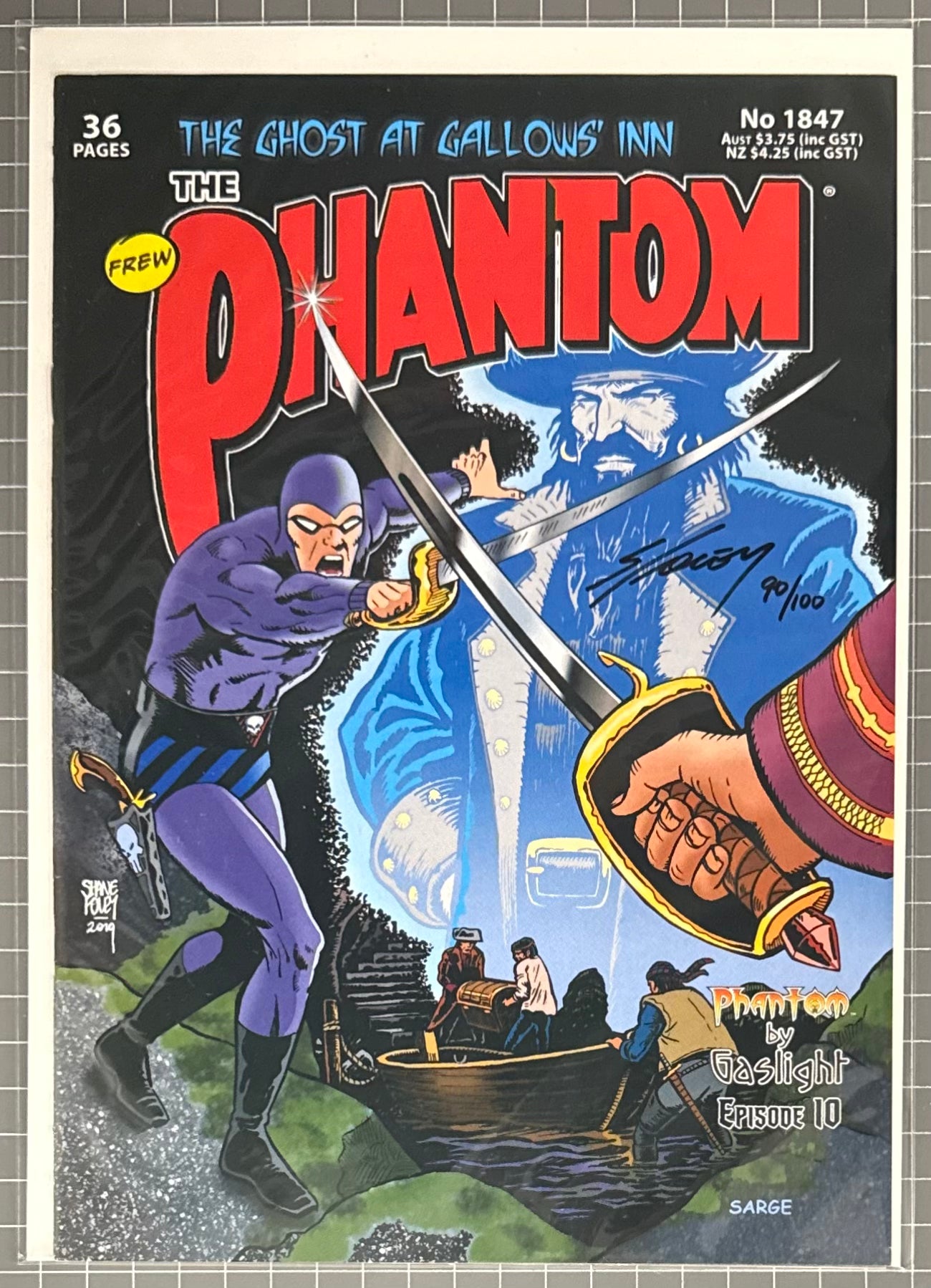 THE PHANTOM #1847 [FREW] ***SIGNED & LIMITED*** AUSTRALIAN COMIC 2019 NM