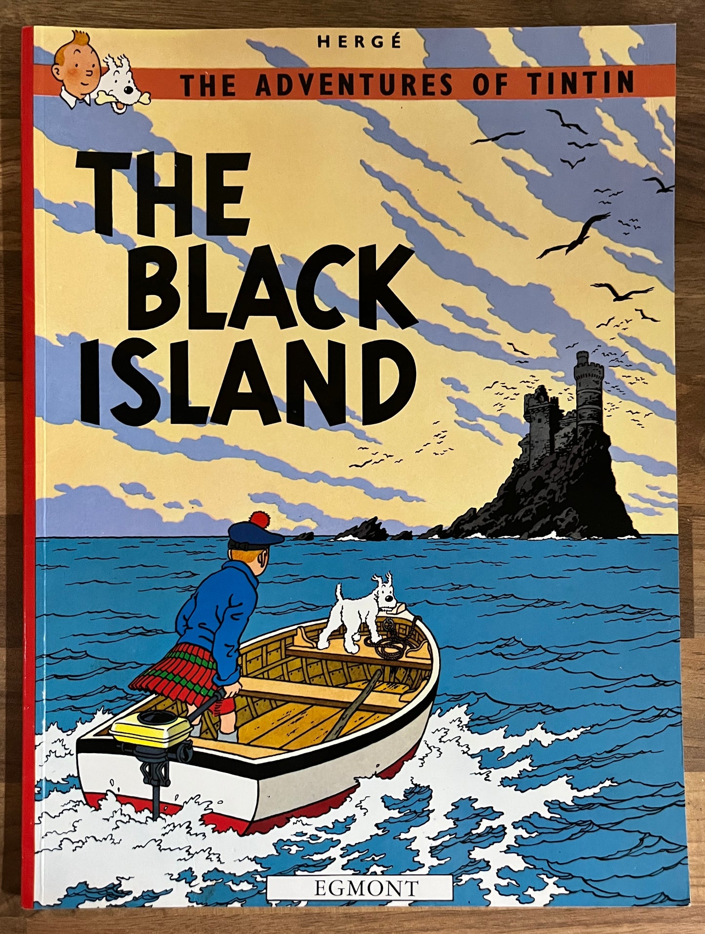 Adventures of Tintin: The Black Island by Herge, TPB (Egmont, 2002)