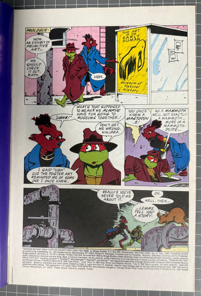 TEENAGE MUTANT NINJA TURTLES ADVENTURES #41 [ARCHIE] NEWSSTAND COMIC 1993 VF+