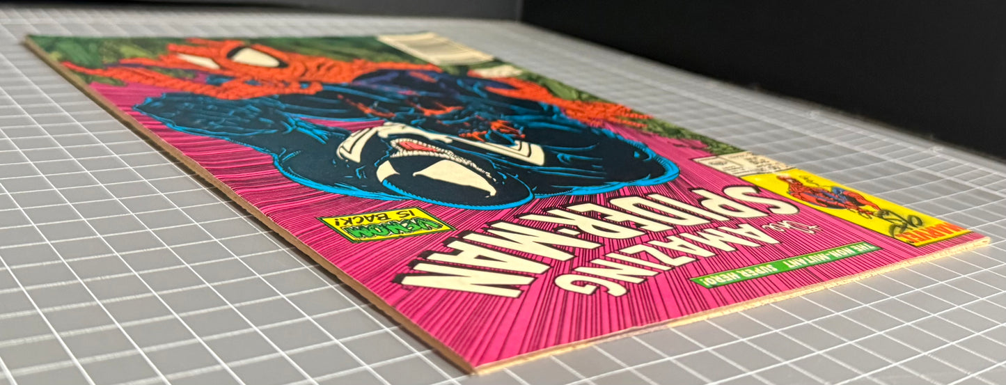 🔑 THE AMAZING SPIDER-MAN #316 [MARVEL COMICS] *1ST FULL COVER VENOM* 1989 FN