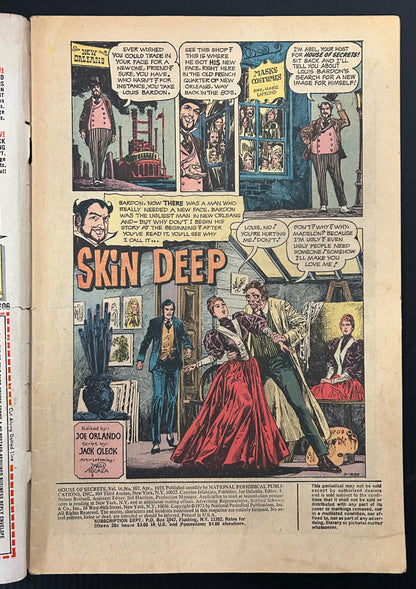 HOUSE OF SECRETS #107 [DC] COMIC 1973 GD