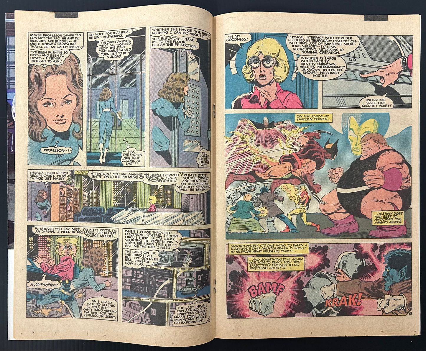 THE UNCANNY X-MEN #178 [MARVEL COMICS] DIRECT 1984 FN