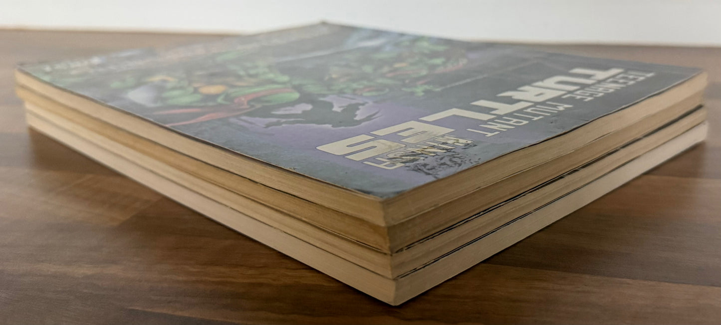 TEENAGE MUTANT NINJA TURTLES #1, 2, 3, 4 SET FIRST GRAPHIC NOVEL EASTMAN LAIRD 1988/89