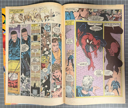 THE AMAZING SPIDER-MAN #349 [MARVEL COMICS] *DIRECT 1991 VG/FN