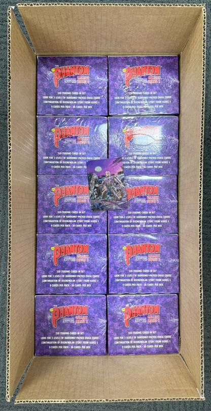 1 x CARTON (10 x SEALED BOXES) THE PHANTOM GALLERY FREW TRADING CARDS SERIES 2 + SPECIALTY CARD NEW