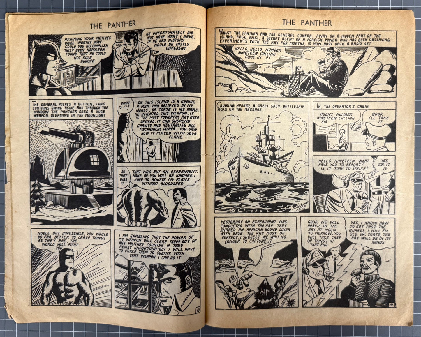 THE PANTHER #8 [YOUNG'S MERCHANDISING] AUSTRALIAN PRE-DECIMAL COMIC 1957