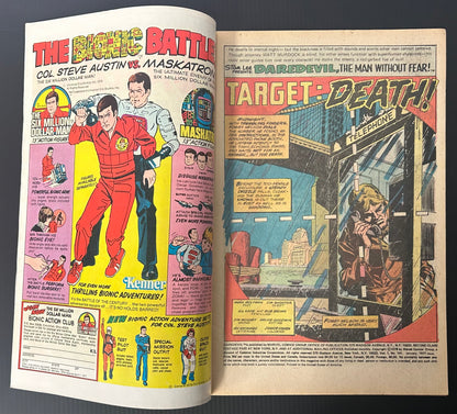 🔑 DAREDEVIL #141 [MARVEL COMICS] NEWSSTAND *3RD APPR BULLSEYE* 1977 FN/VF
