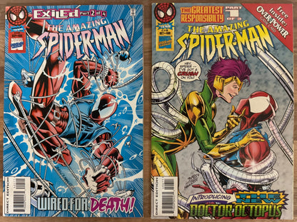 🔑 AMAZING SPIDER-MAN COMPLETE #399-408 [MARVEL COMICS] LOT 10 DIRECT HIGH GRADE
