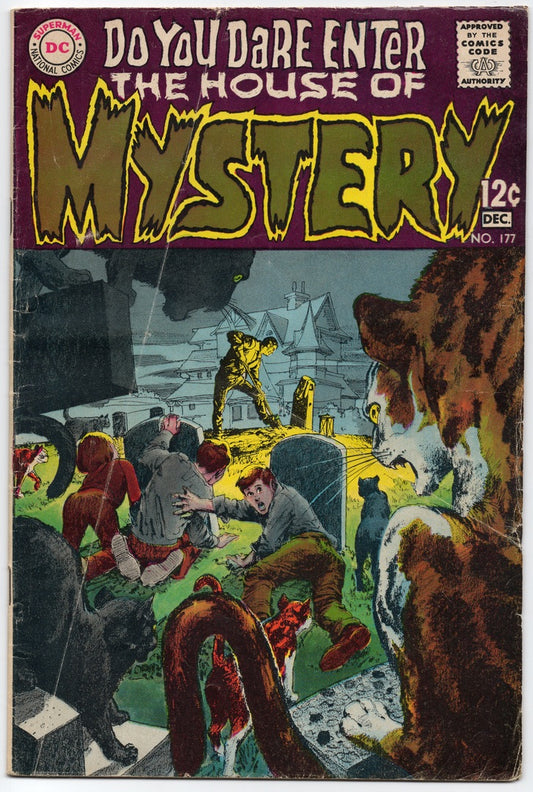 HOUSE OF MYSTERY #177 [DC COMICS] DIRECT 1968 VG