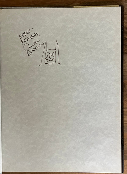 Batman Night Cries by Archie Goodwin,  INSCRIBED+ SKETCH HC/Dj 1992 1st *RARE*